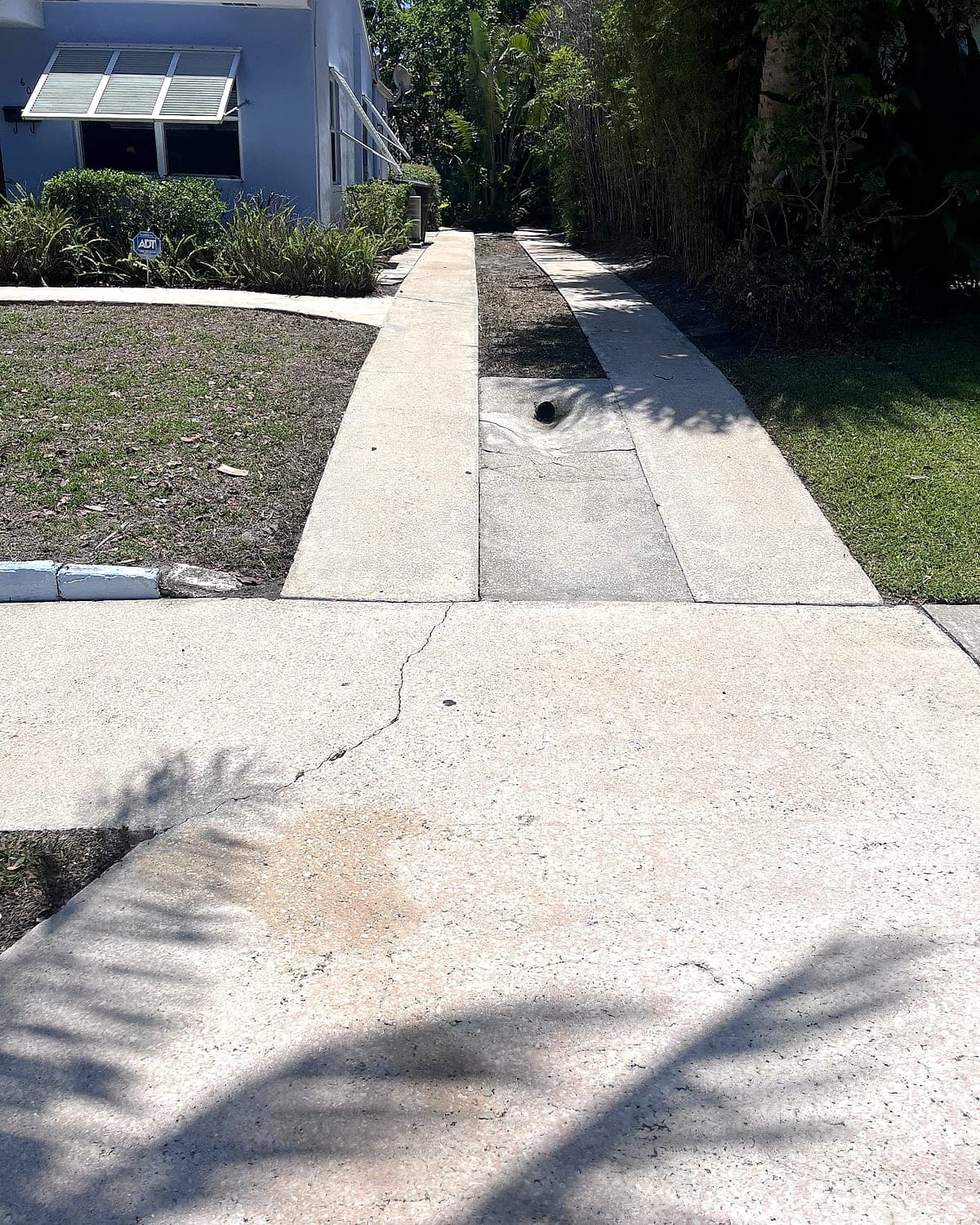 Front fence line